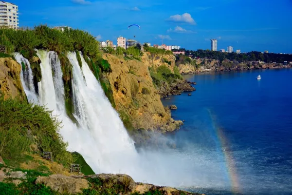 Duden waterfalls and cable car