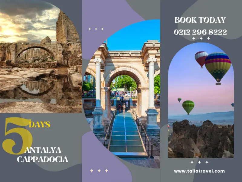 5 Days Antalya, Cappadocia Tour