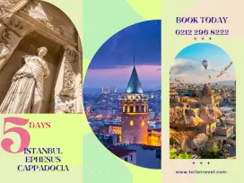 5 Days Istanbul, Cappadocia, Ephesus Tour