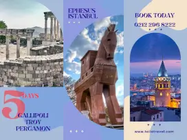 5 Days Istanbul, Gallipoli, Troy, Pergamon, Ephesus Tour